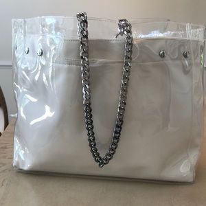 Zara Vinyl Tote
